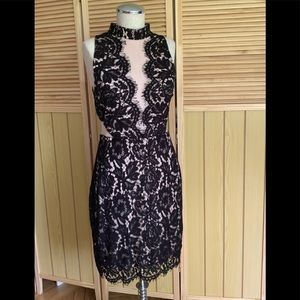 Black lace dress